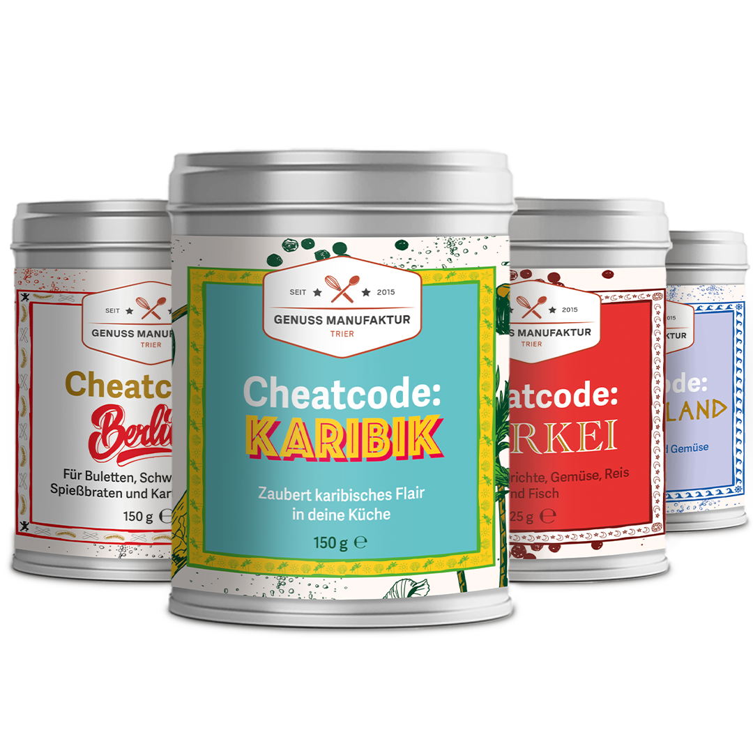 Cheatcode 4er Set im Schmuckkarton